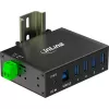 InLine 35396A Interface Hub USB 3.2 Gen 1 (3.1 Gen 1) Type-B 5000 Mbit/s Schwarz
