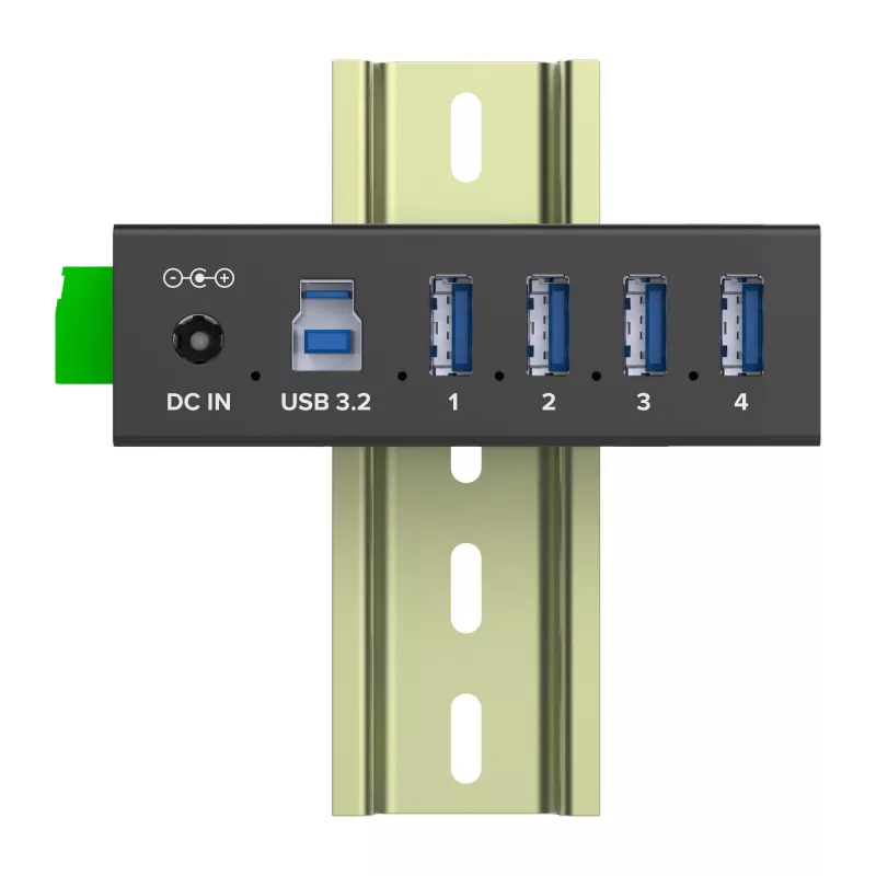 InLine 35396A Interface Hub USB 3.2 Gen 1 (3.1 Gen 1) Type-B 5000 Mbit/s Schwarz