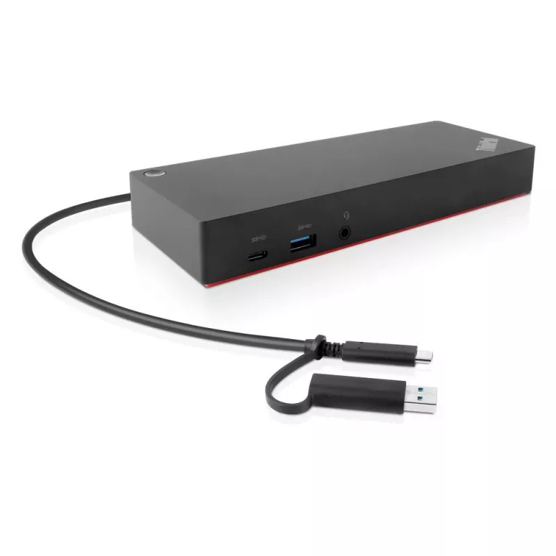 Lenovo ThinkPad Hybrid USB-C mit USB-A Dock Kabelgebunden USB 3.2 Gen 2 (3.1 Gen 2) Typ-C Schwarz