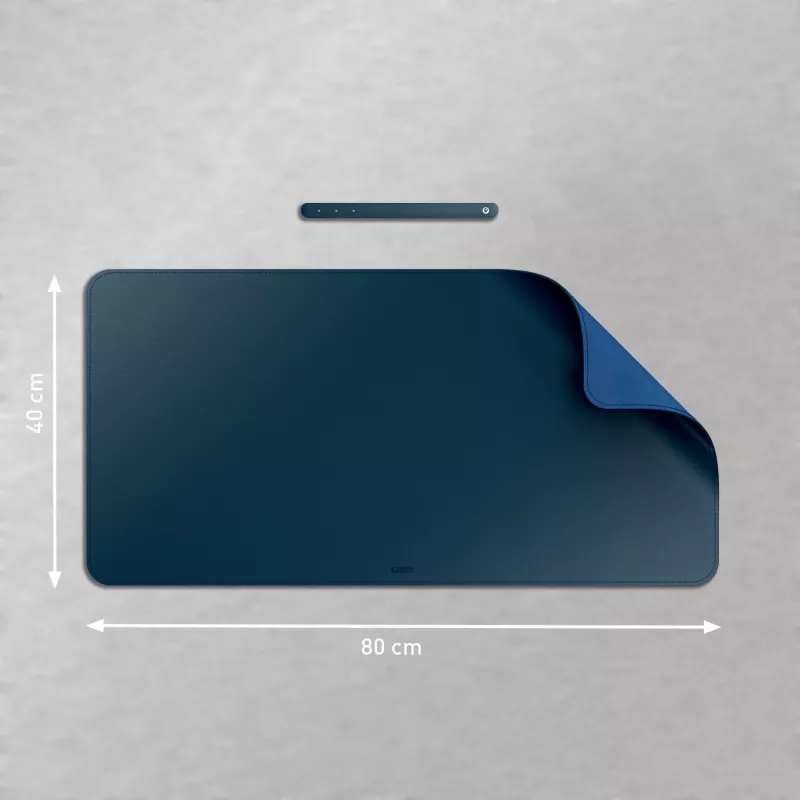 Schreibtischmatte LEITZ Large Desk Mat, PVC, Dunkelblau, 400 x 800 x 2 mm