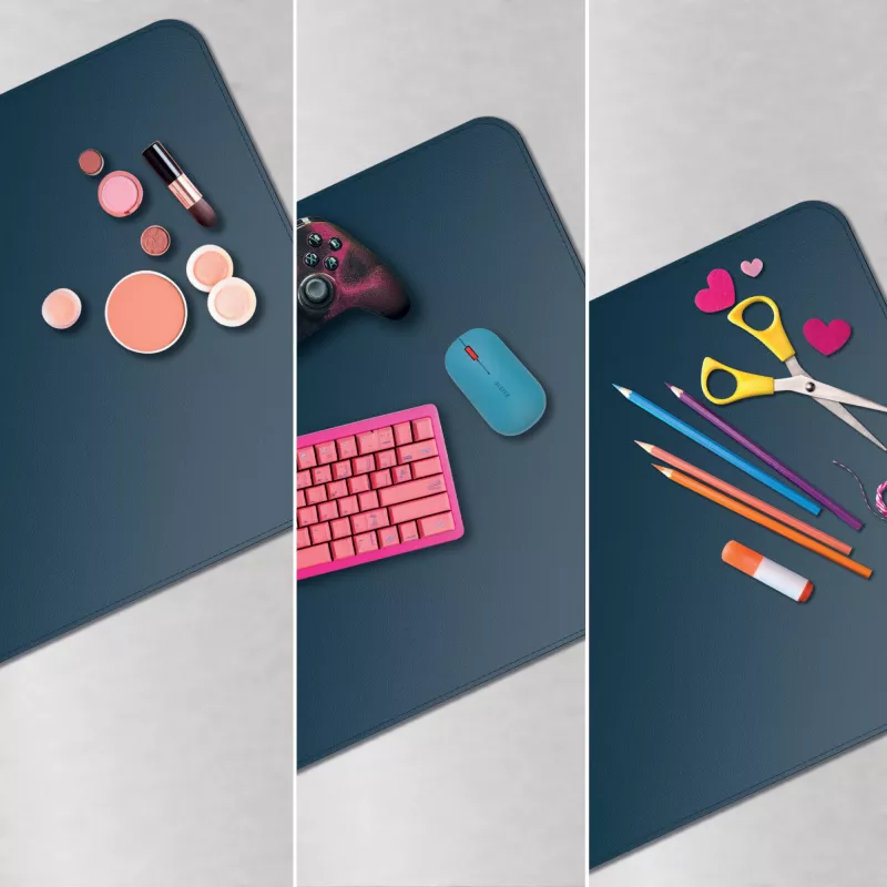 Schreibtischmatte LEITZ Large Desk Mat, PVC, Dunkelblau, 400 x 800 x 2 mm