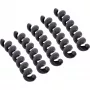 InLine 59972D Kabel-Organizer Universell Kabelmantel Schwarz 5 St.