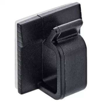 InLine 59971G Kabel-Organizer Universal Kabelhaken Schwarz 100 Stück