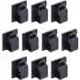 InLine 59971F Kabelmanager Universal Kabelhalter Schwarz 10 Stück