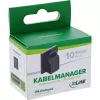 InLine 59971F Kabelmanager Universal Kabelhalter Schwarz 10 Stück