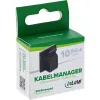 InLine 59971E Kabelmanager Universal Kabelhaken Schwarz 10 Stk.