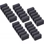 InLine 59971K Kabelorganizer Universal Kabelclip Schwarz 5 Stk.