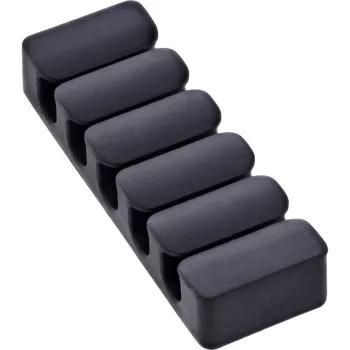 InLine 59971K Kabelorganizer Universal Kabelclip Schwarz 5 Stk.