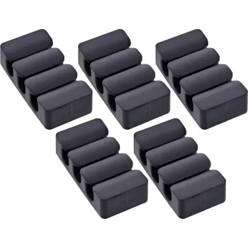 InLine 59971J Kabel-Organizer Universal Kabelclip Schwarz 5 Stück