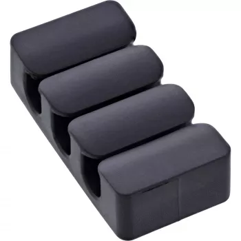 InLine 59971J Kabel-Organizer Universal Kabelclip Schwarz 5 Stück