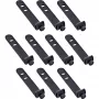 InLine 59972B Kabelbinder Leiter-Kabelbinder Silikon Schwarz 10 Stk.
