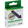 InLine 59972B Kabelbinder Leiter-Kabelbinder Silikon Schwarz 10 Stk.