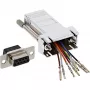 InLine Adapter DB9 Buchse / RJ45 8P8C Buchse metallbeschichtetes Gehäuse 68889L