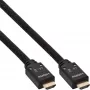 InLine HDMI Aktivkabel, HDMI-High Speed mit Ethernet, M/M, Nylon-Geflecht, 15m
