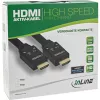 InLine HDMI Aktivkabel, HDMI-High Speed mit Ethernet, M/M, Nylon-Geflecht, 15m