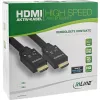 InLine HDMI-Aktivkabel, HDMI-High Speed mit Ethernet, M/M, Nylongeflecht, 20 m