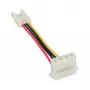 InLine Power Adapter intern Floppy Buchse / Molex 4pol Stecker 0,06 m