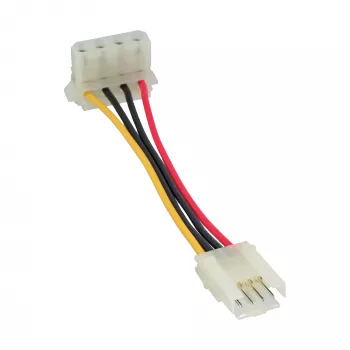 InLine Power Adapter intern Floppy Buchse / Molex 4pol Stecker 0,06 m