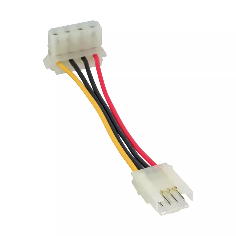 InLine Power Adapter intern Floppy Buchse / Molex 4pol Stecker 0,06 m