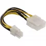 InLine Mainboard-Netzteiladapter ATX 2.0/EPS 8pin / 12V ATX1.3 4pin 0,15m