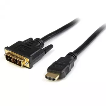 StarTech.com 1m HDMI® auf DVI-D Kabel - M/M, 1 m, HDMI, DVI-D, Gold, Schwarz, Stecker/Stecker