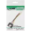 InLine SATA-Stromadapterkabel 3,5 Zoll / 15 Pin SATA mit Verriegelung 0,06 m