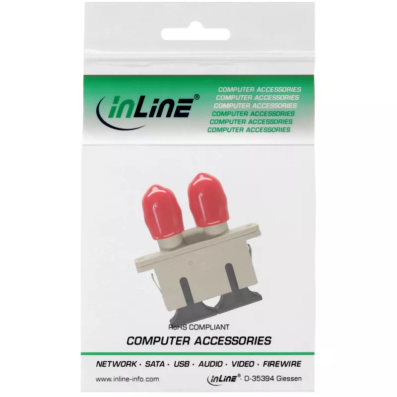 Glasfaser-Adapter Duplex ST/SC InLine 89991D
