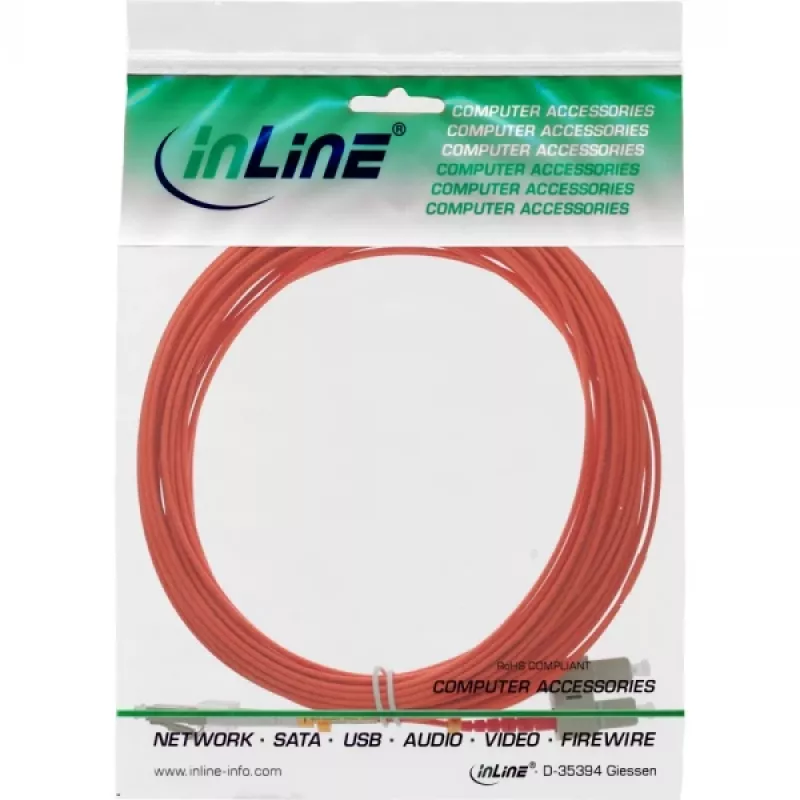 Glasfaser-Duplexkabel LC/SC InLine 88638 50/125µm OM2 25m