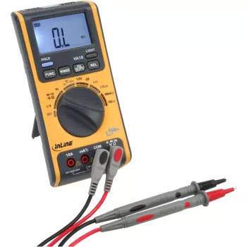 InLine Digital-Multimeter 5 in 1 mit LCD, 9V-Batterie, 185×85×44 mm