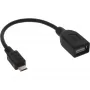 InLine Micro-USB-OTG-Adapterkabel, Micro-B-Stecker auf USB-A-Buchse, 0,1 m