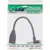 InLine Micro USB OTG Adapterkabel Micro-B Stecker gewinkelt auf USB A Buchse 0,1 m