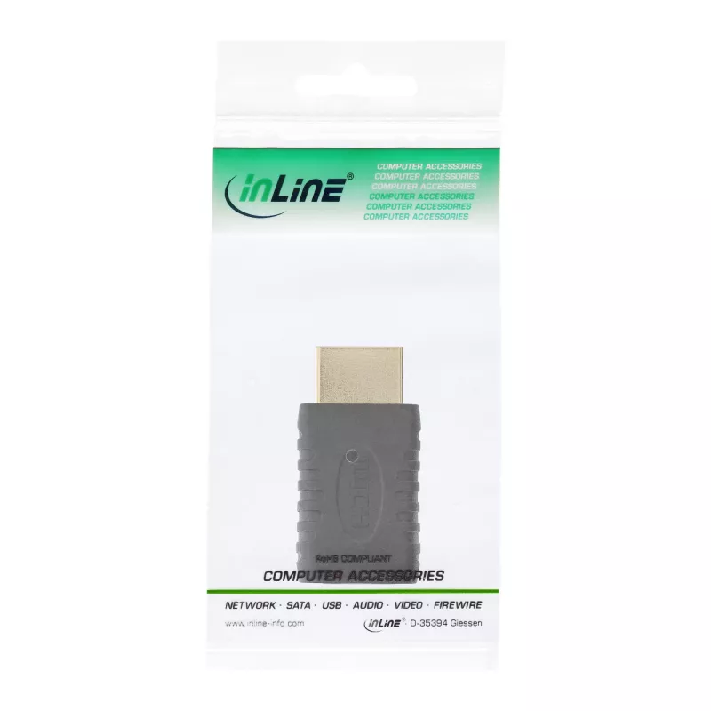 HDMI Adapter InLine 17691G HDMI Stecker / Mini HDMI Buchse vergoldet