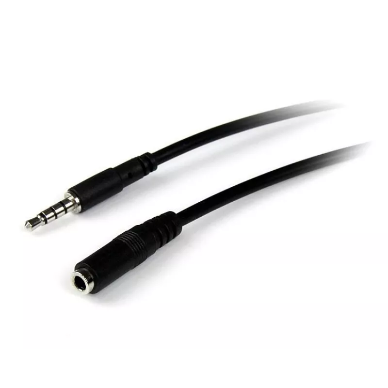 StarTech.com 2m 3,5 mm 4-poliges TRRS Headset-Verlängerungskabel – Stecker/Buchse