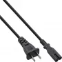 InLine Netzkabel China-Stecker auf Euro8 IEC-C7, schwarz, 1,8 m