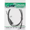 InLine Japan auf Euro8 IEC-C7 Netzkabel, schwarz, 1,8 m