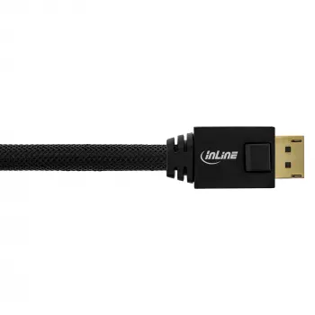 InLine DisplayPort-Aktivkabel, schwarz, vergoldete Kontakte, 15 m