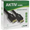 InLine DisplayPort Aktivkabel, schwarz, vergoldete Kontakte, 25 m
