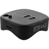 InLine USB 3.0 Multiadapter, 2xUSB-A, RJ45, SD/MicroSD-Kartenleser, schwarz
