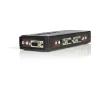 StarTech.com 4-Port schwarzer USB-KVM-Switch-Kit mit Kabeln und Audio