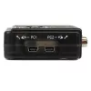StarTech.com 2-Port Schwarz USB KVM Switch Kit mit Audio und Kabeln