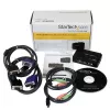 StarTech.com 2-Port Schwarz USB KVM Switch Kit mit Audio und Kabeln