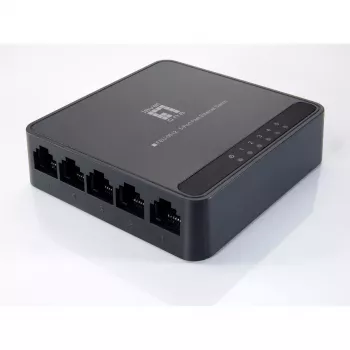 Netzwerk-Switch LevelOne FEU-0512 Fast Ethernet 10/100 Schwarz
