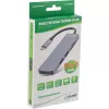 InLine Multi-Hub USB 3.2 Gen.1, 2x USB-A, HDMI 4K/30Hz, Kartenleser, Alu, grau