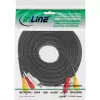 InLine AV-Kabel 3x RCA Stecker/Stecker 2m, 3 x RCA, 2 m, Schwarz