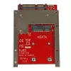 StarTech.com mSATA SSD zu 2,5-Zoll-SATA-Adapterkonverter, SATA, mSATA, Schwarz, Rot, Silber, CE, FCC, 6 Gbit/s, -40 - 85 °C