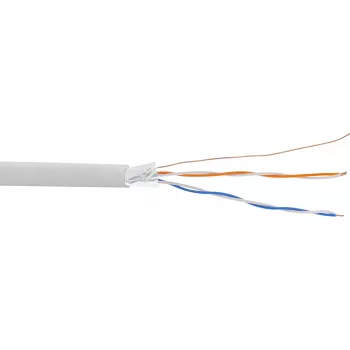 InLine Telefonkabel 4-adrig massiv Installation 2x2x06mm geschirmt 25m