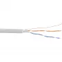 InLine Telefon-Installationskabel 4 Draht massiv 2x2x0,6mm geschirmt 100m