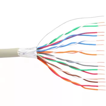 InLine Telefonkabel 16-adrige solide Installation 8x2x06mm geschirmt 25m