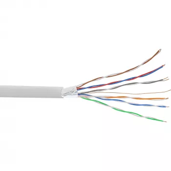 InLine Telefonkabel 12-adrig, Massivdraht-Installation 6x2x0,6mm geschirmt 100m