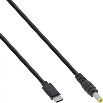 InLine USB-C auf ASUS/Lenovo Notebook (rund) Ladekabel, 2m